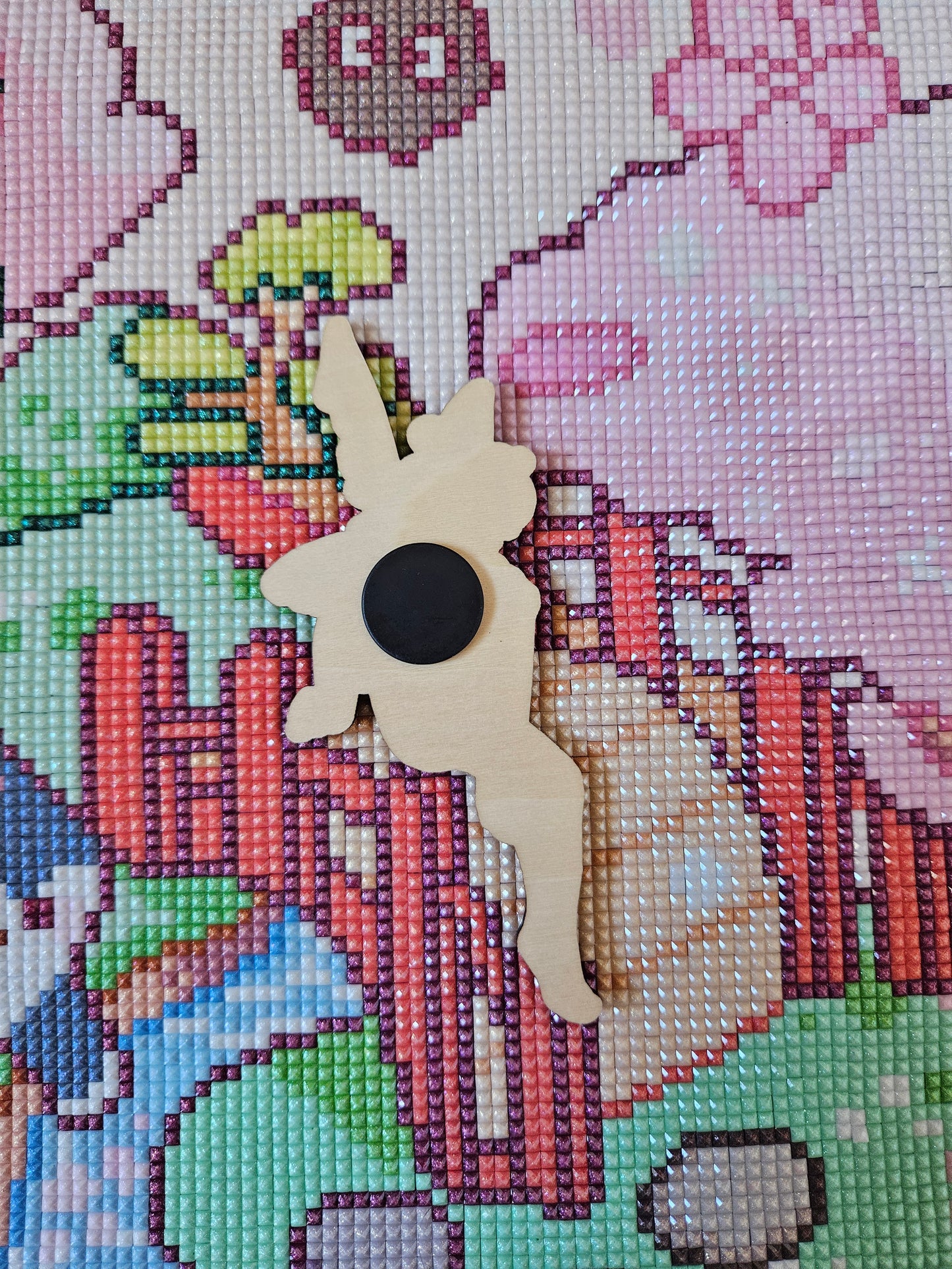 Sitting Filigree Fairy XXL Magnet