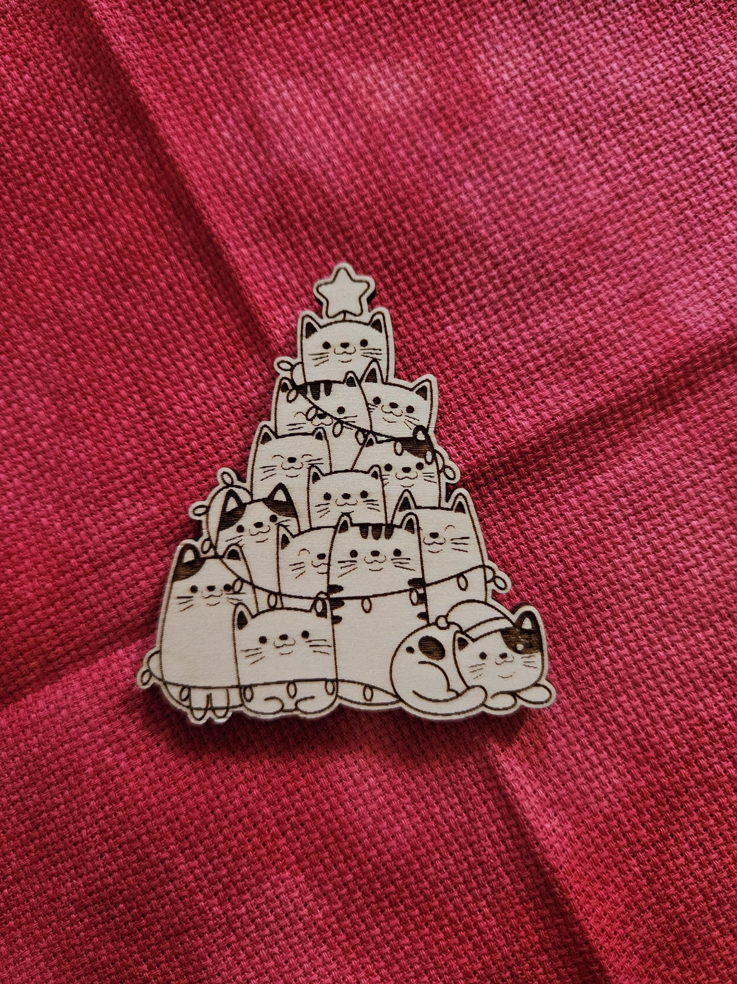 Kitty Christmas Tree Cover / Needle Minder