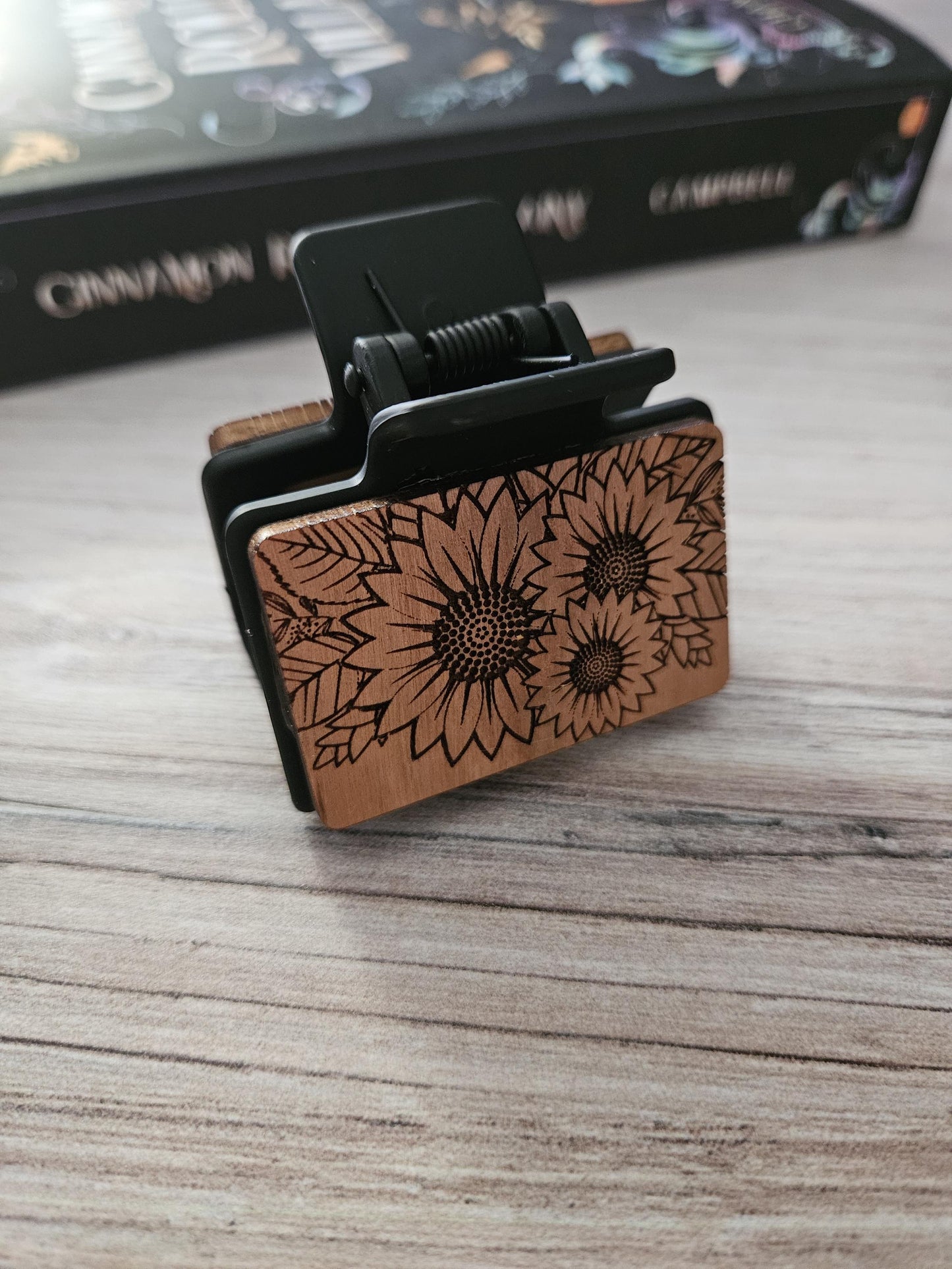 Three Sunflower 2" Hair Claw Clip