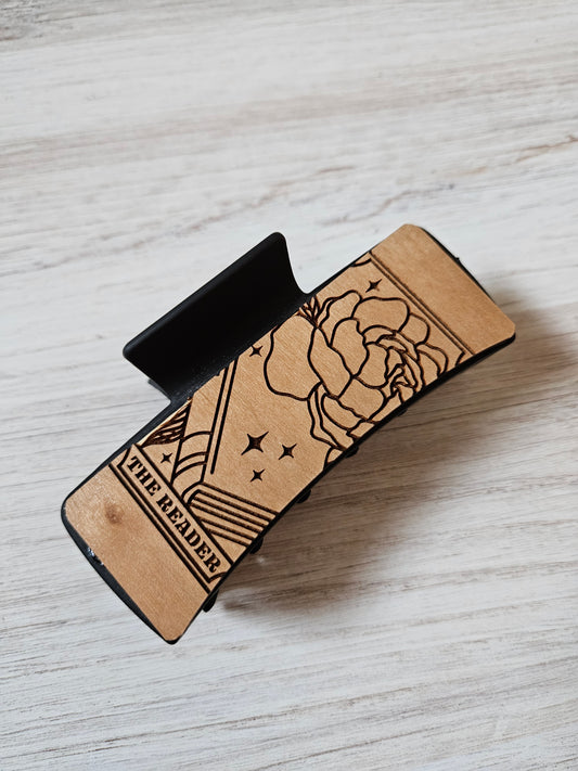 SECONDS The Reader Tarot 4.1" Hair Claw