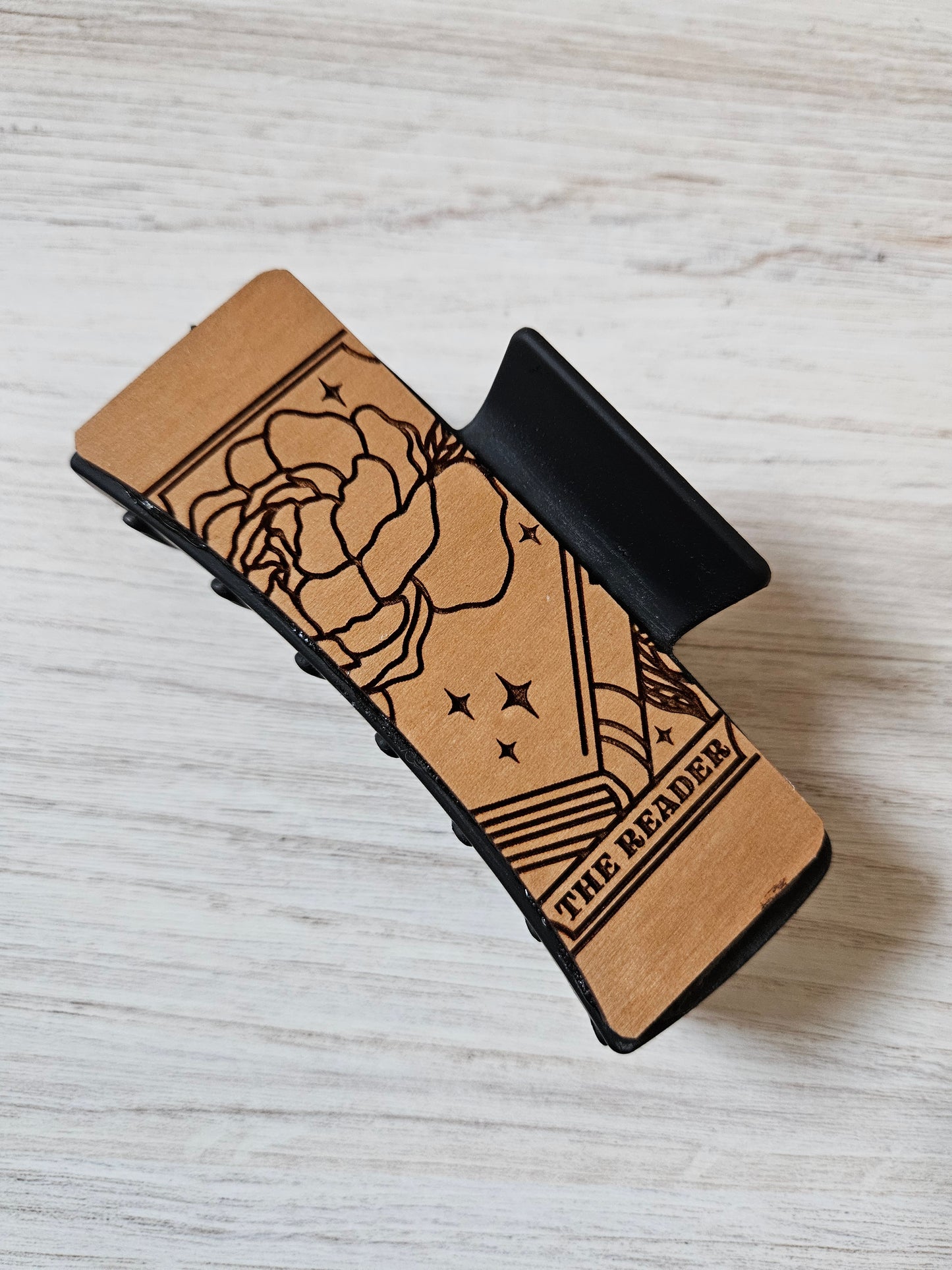 SECONDS The Reader Tarot 4.1" Hair Claw