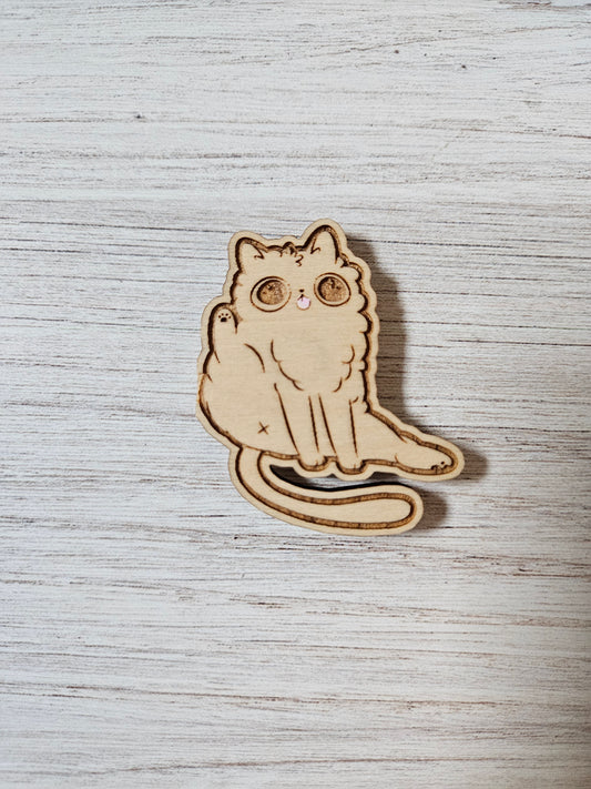 SECONDS Cat Sticking Out Tongue Cover / Needle Minder