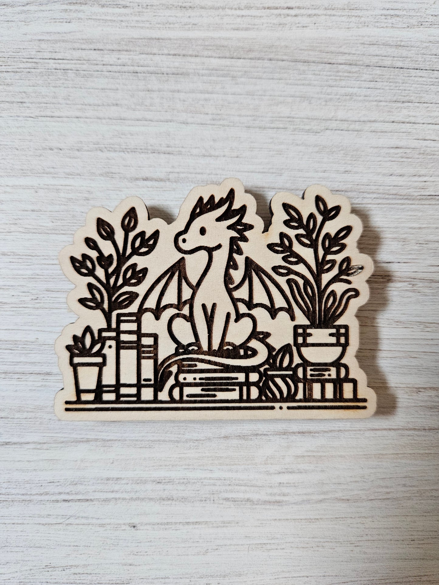 SECONDS Dragon on Books Cover / Needle Minder