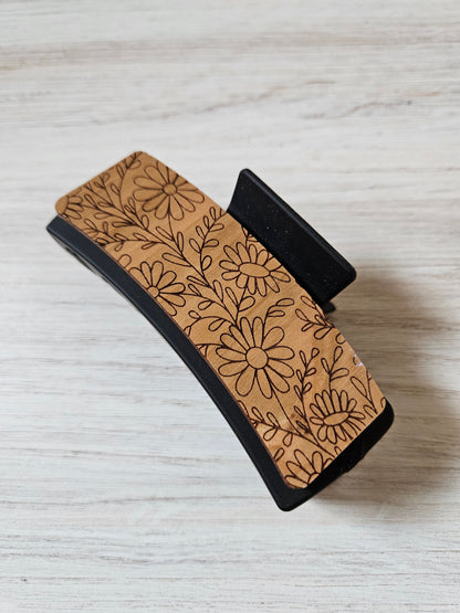 SECONDS Daisy Removable 4.1" Hair Claw Clip