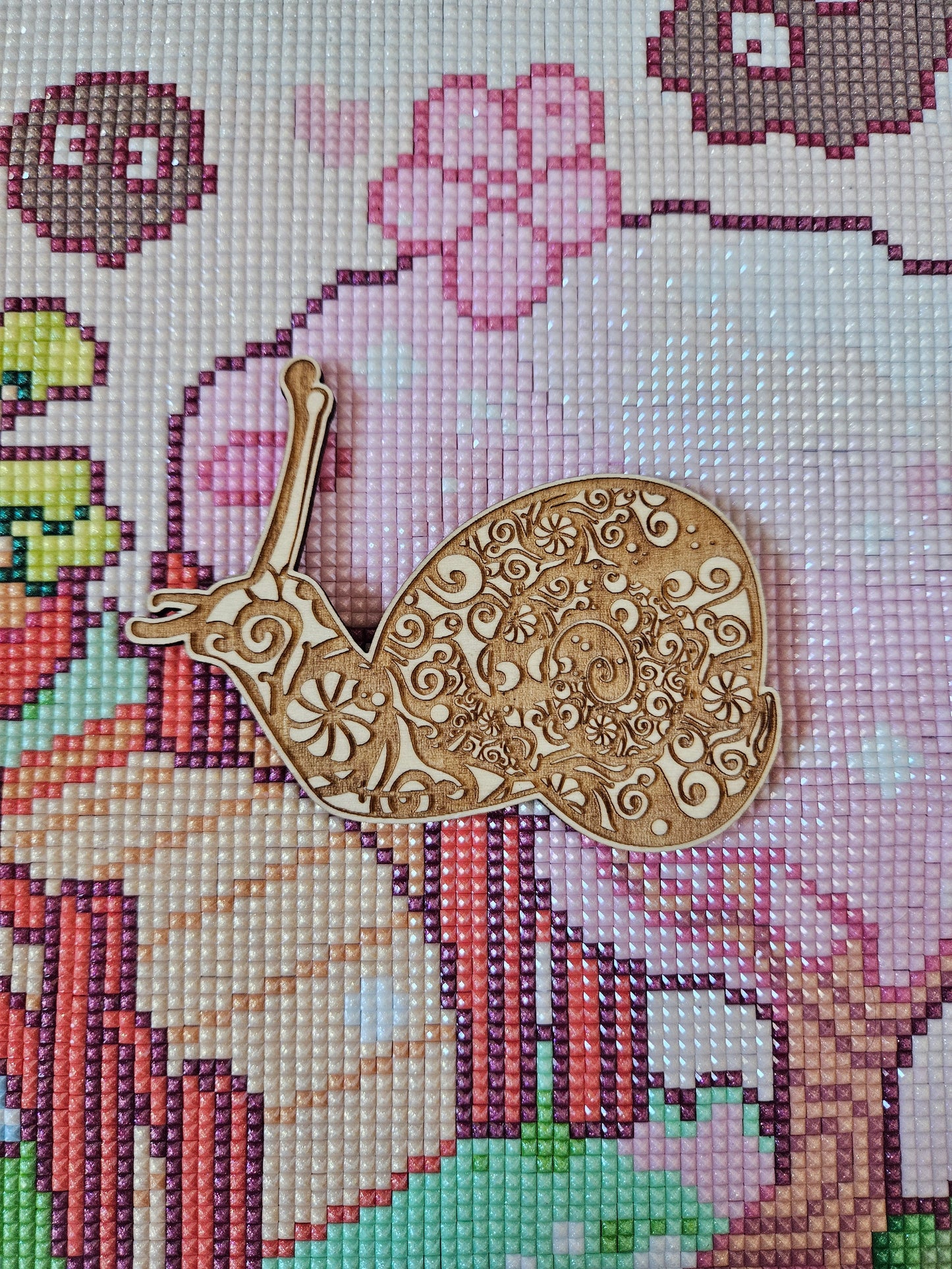 Snail Mandala XXL Magnet