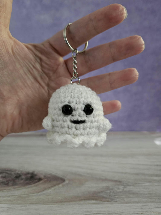 Plush Ghost Keychain