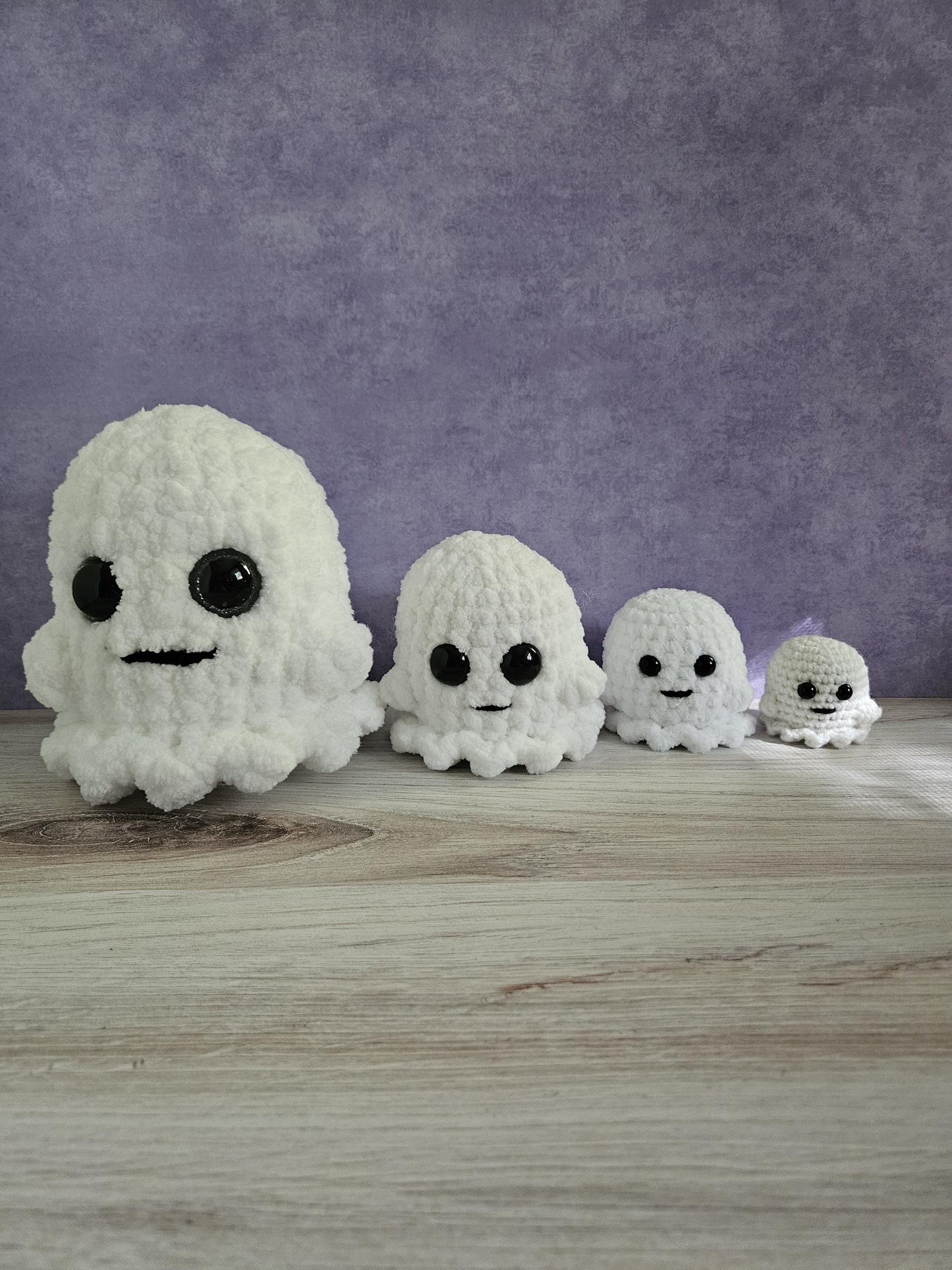 Medium Kawaii Spooky Ghost Amigurumi // Ghost Stuffed Animal // Plushie