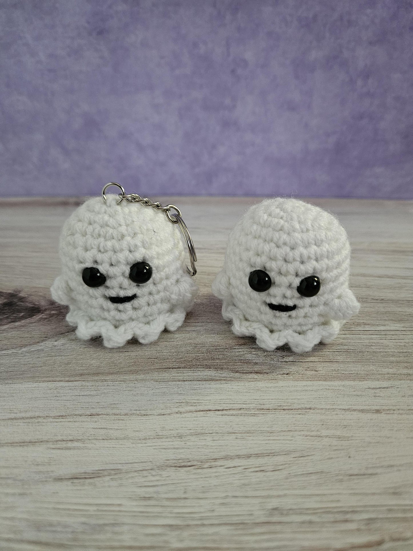Plush Ghost Keychain