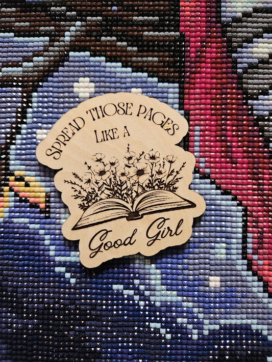 Spread Those Pages Like A Good Girl