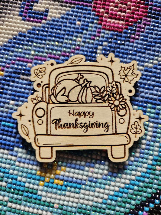 Happy Thanksgiving Pickup Truck