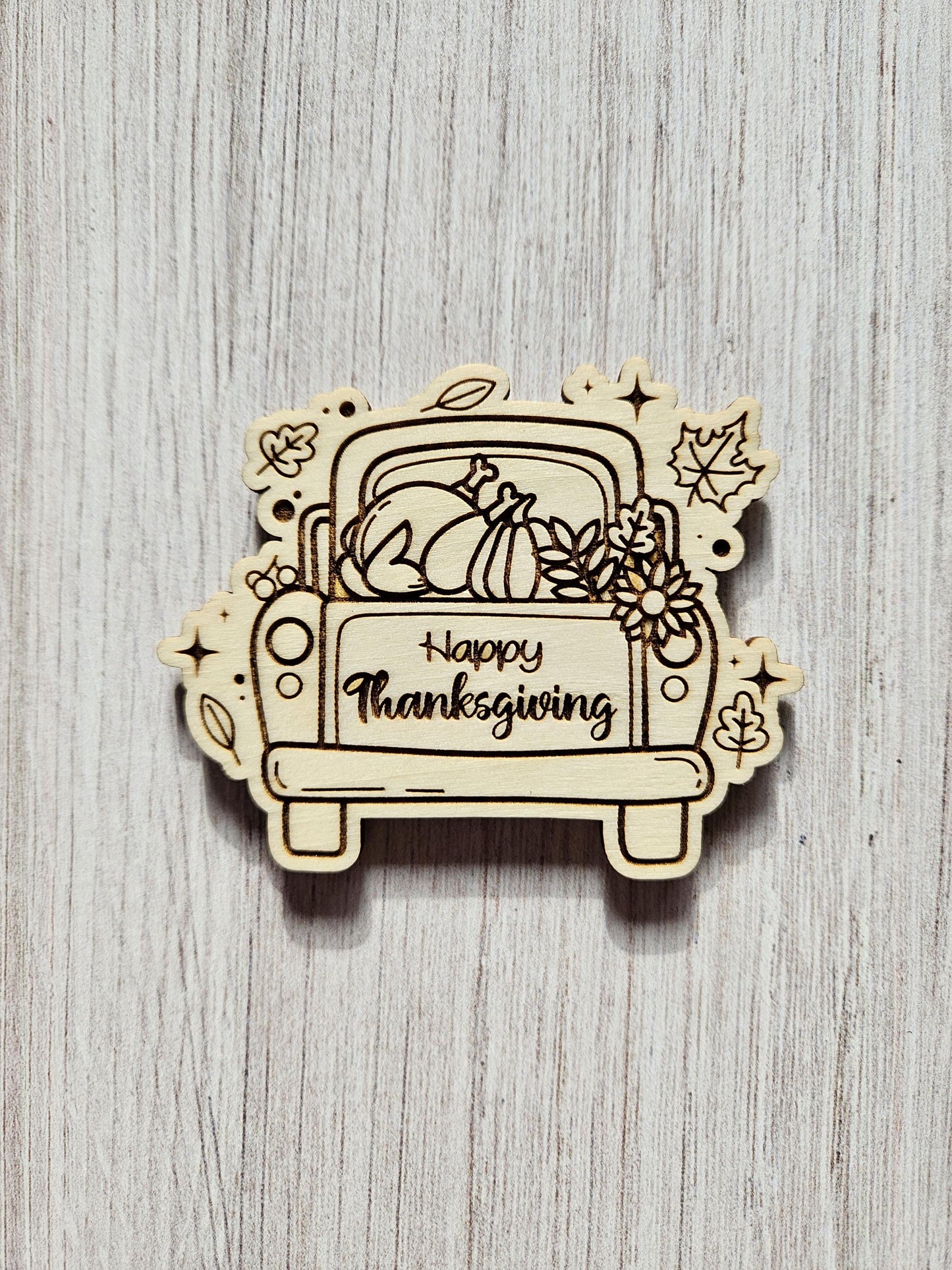 Happy Thanksgiving Pickup Truck