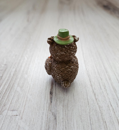 Autumn Owl with Pumpkin Ceramic Cover Minder for Diamond Painting