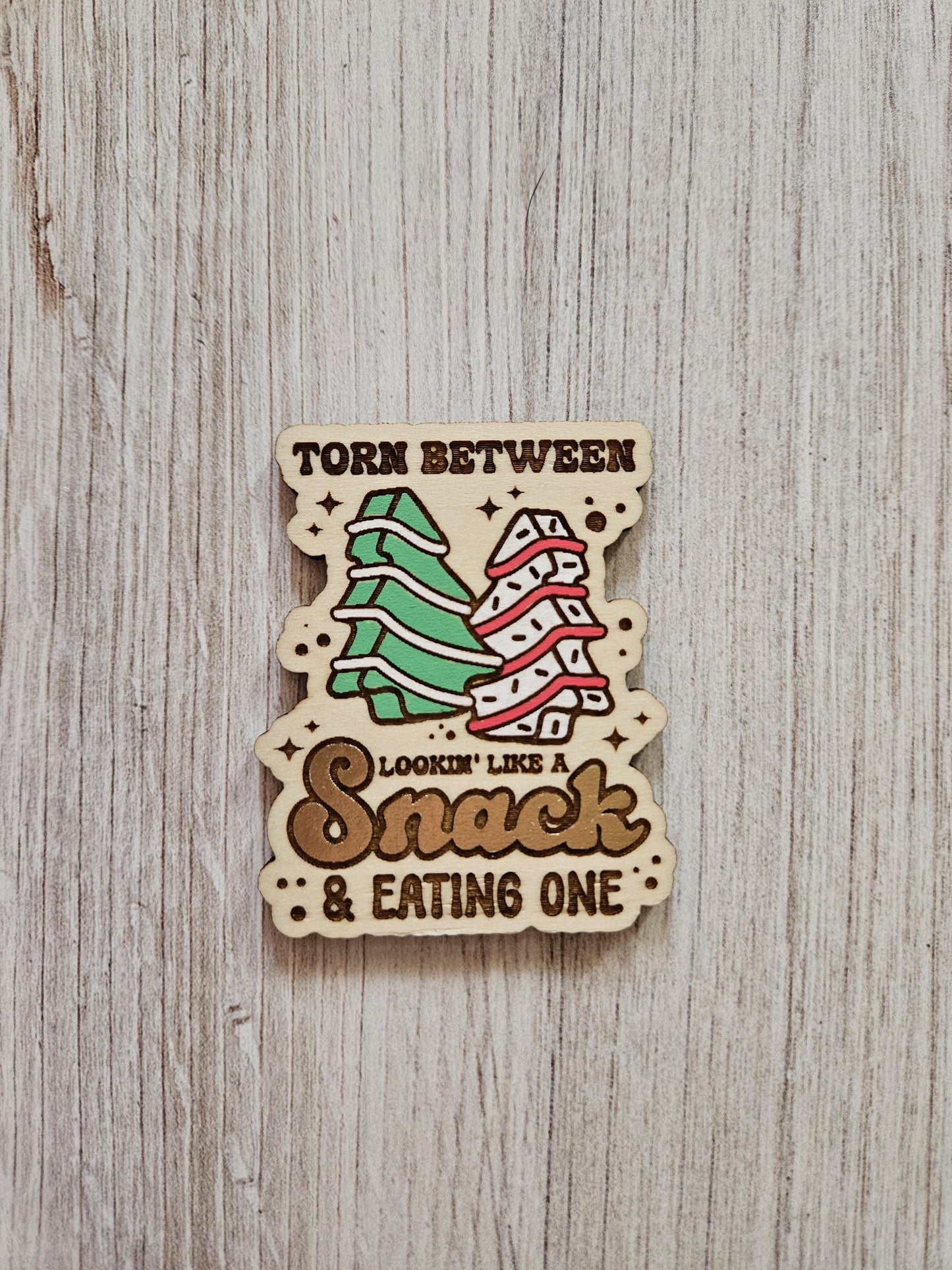 Christmas Tree Cake Snack