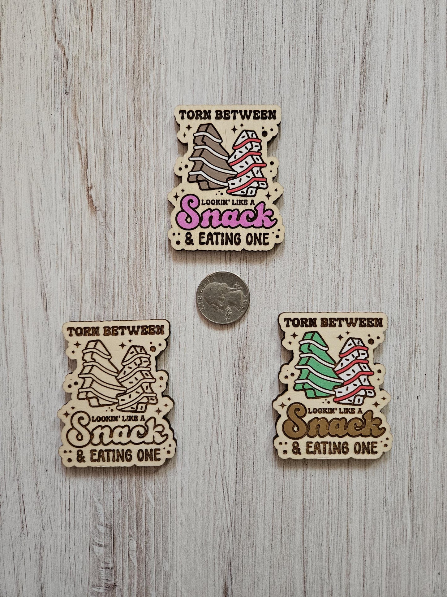 Christmas Tree Cake Snack