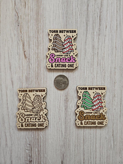 Christmas Tree Cake Snack