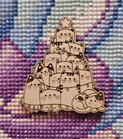 Kitty Christmas Tree Cover / Needle Minder