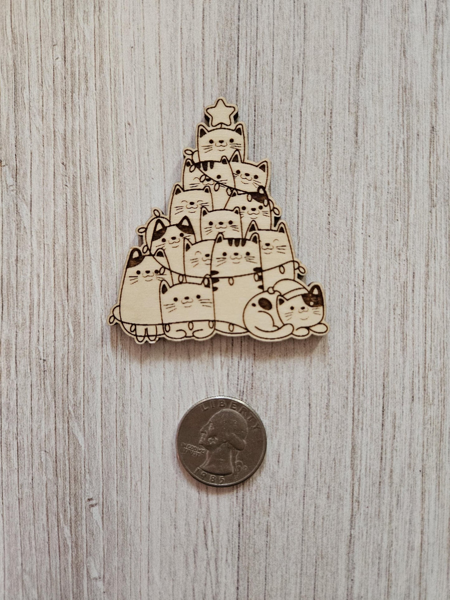 Kitty Christmas Tree Cover / Needle Minder