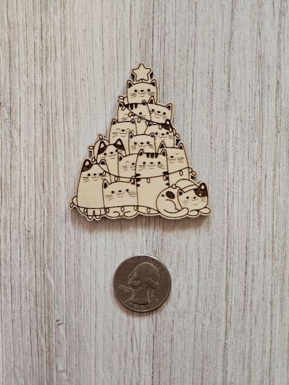 Kitty Christmas Tree Cover / Needle Minder