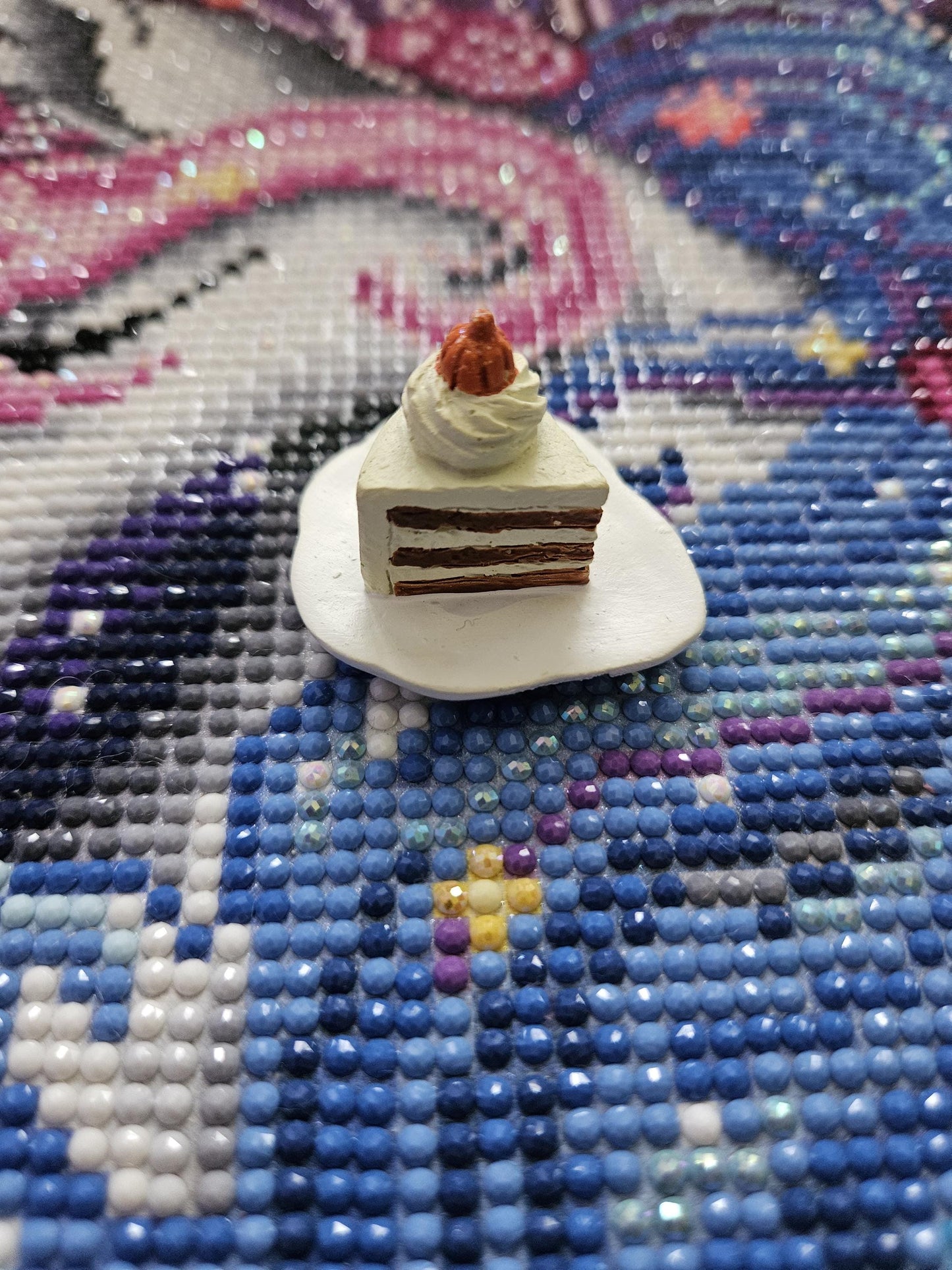 Ceramic Cake Slice Minder, Autumn Diamond Painting Cover