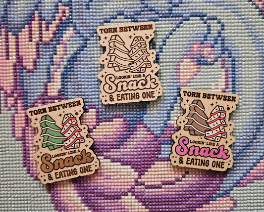 Christmas Tree Cake Snack