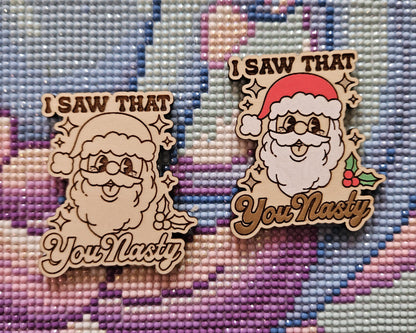 I Saw That Santa Cover Needle Minder