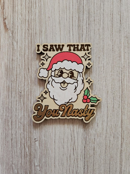 I Saw That Santa Cover Needle Minder