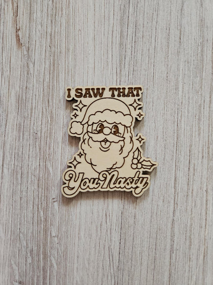 I Saw That Santa Cover Needle Minder