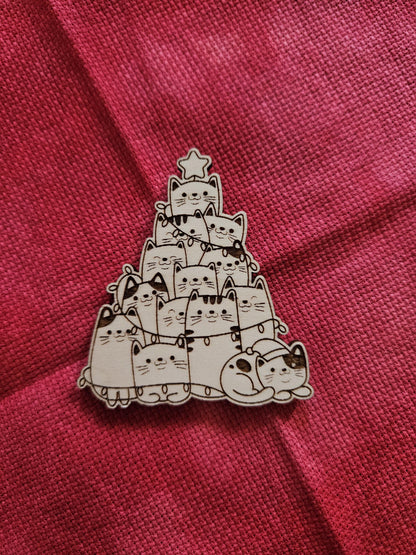 Kitty Christmas Tree Cover / Needle Minder