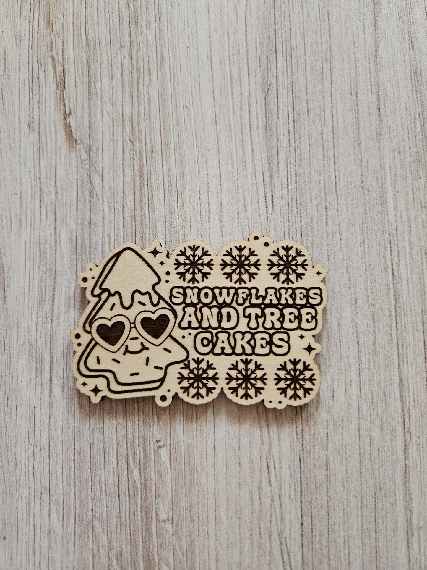 Snowflakes And Tree Cakes