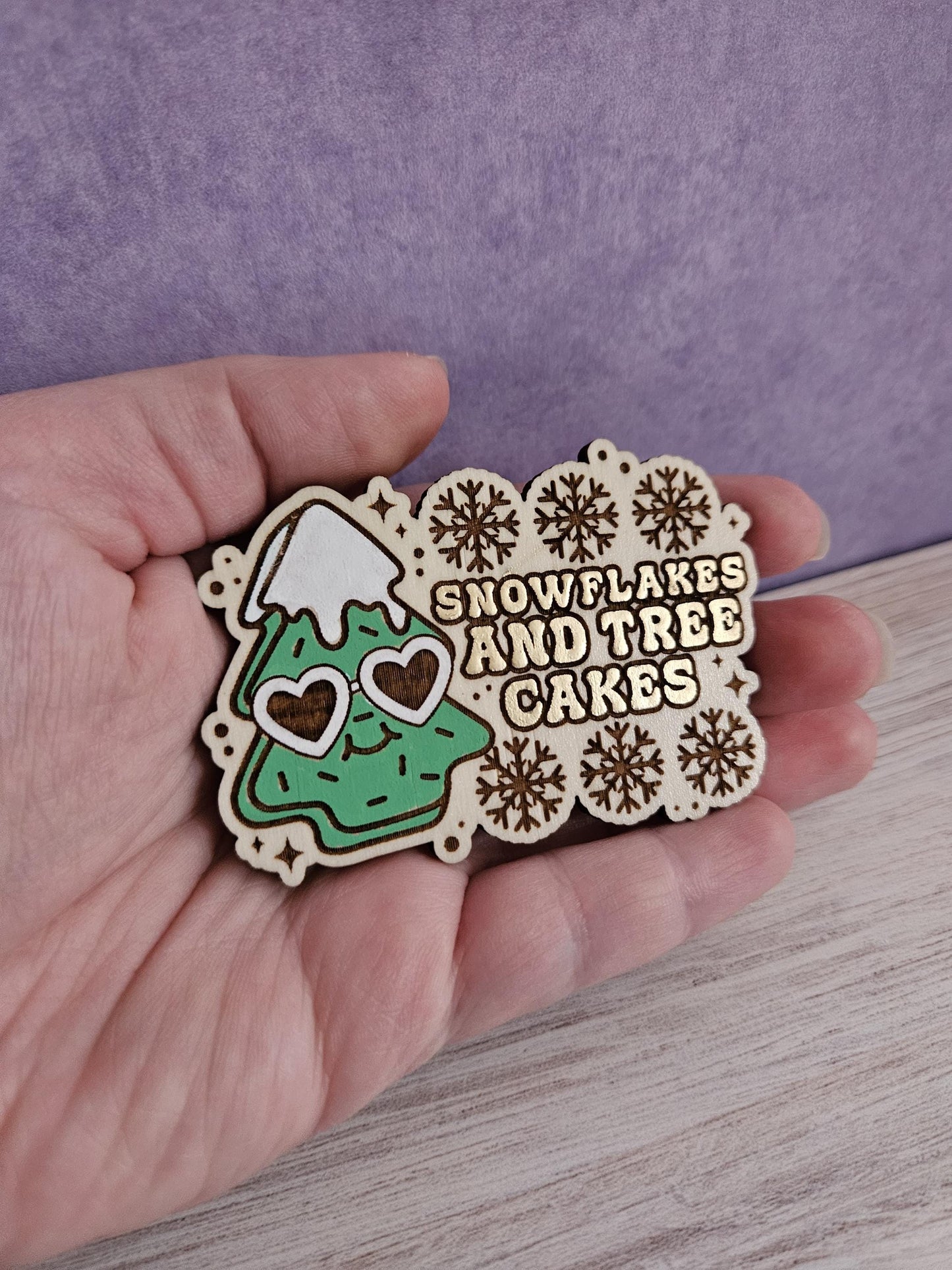 Snowflakes And Tree Cakes