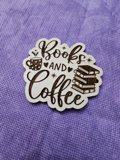 Books and Coffee Needle / Cover Minder