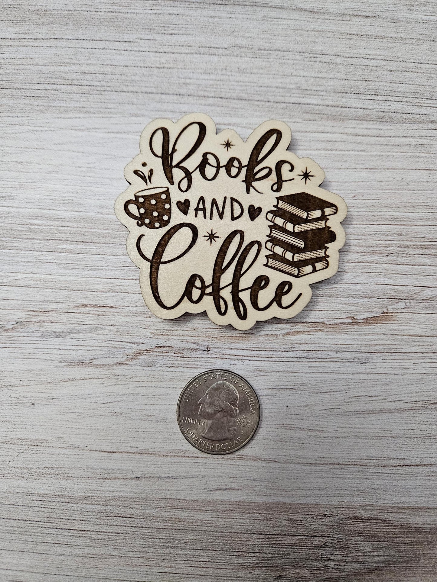 Books and Coffee Needle / Cover Minder