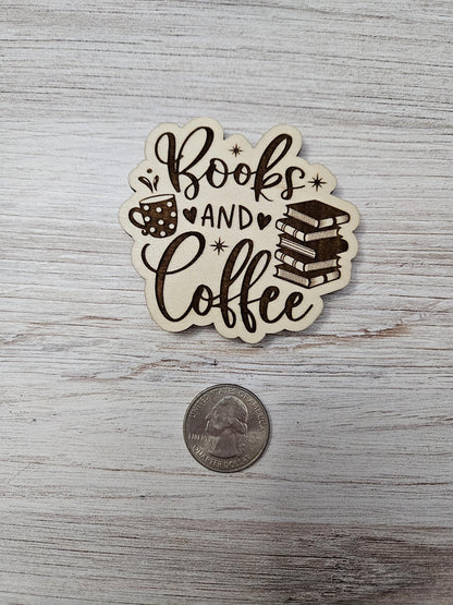 Books and Coffee Needle / Cover Minder