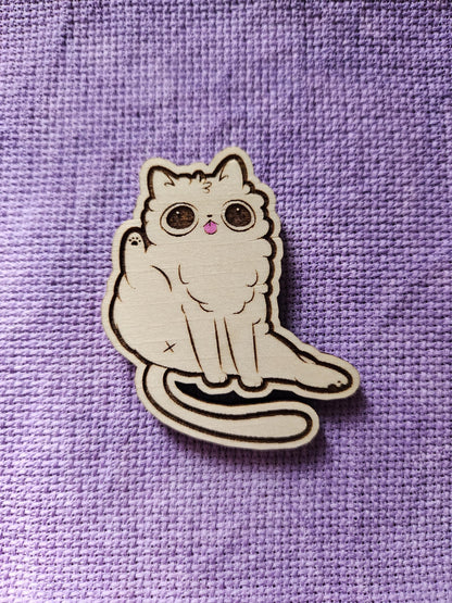 Cat Sticking Out Tongue Cover / Needle Minder