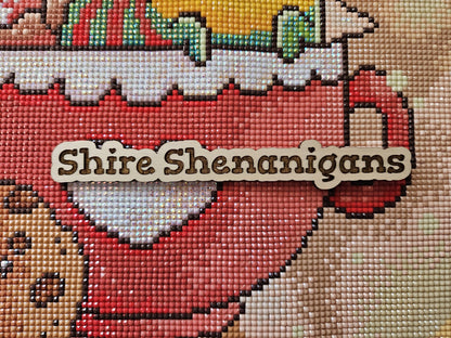 Custom Engraved Wooden Name Plate