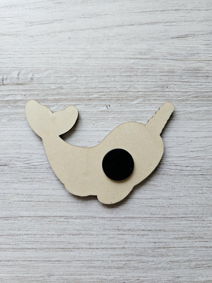 Whimsical Mandala Narwhal