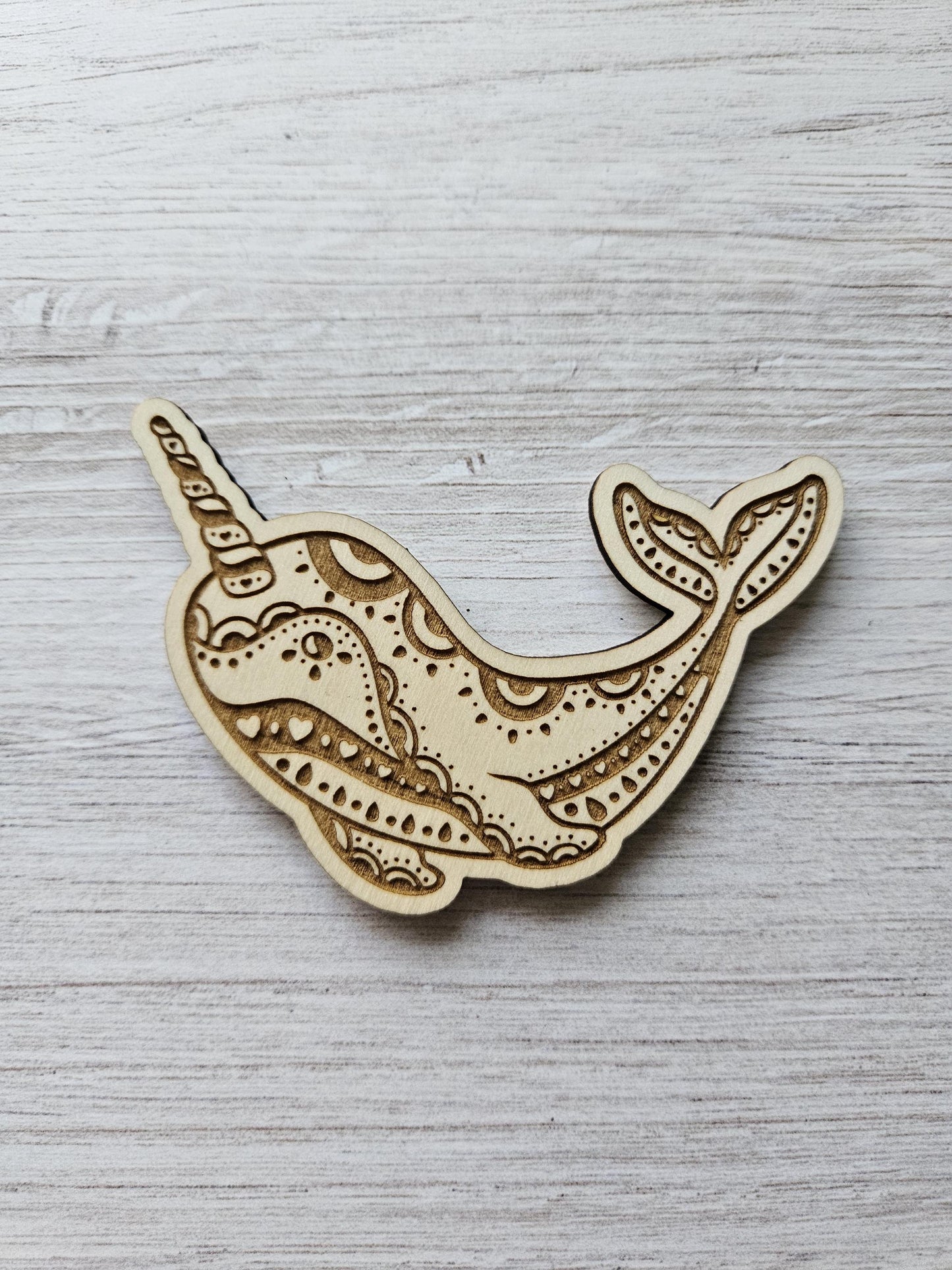 Whimsical Mandala Narwhal