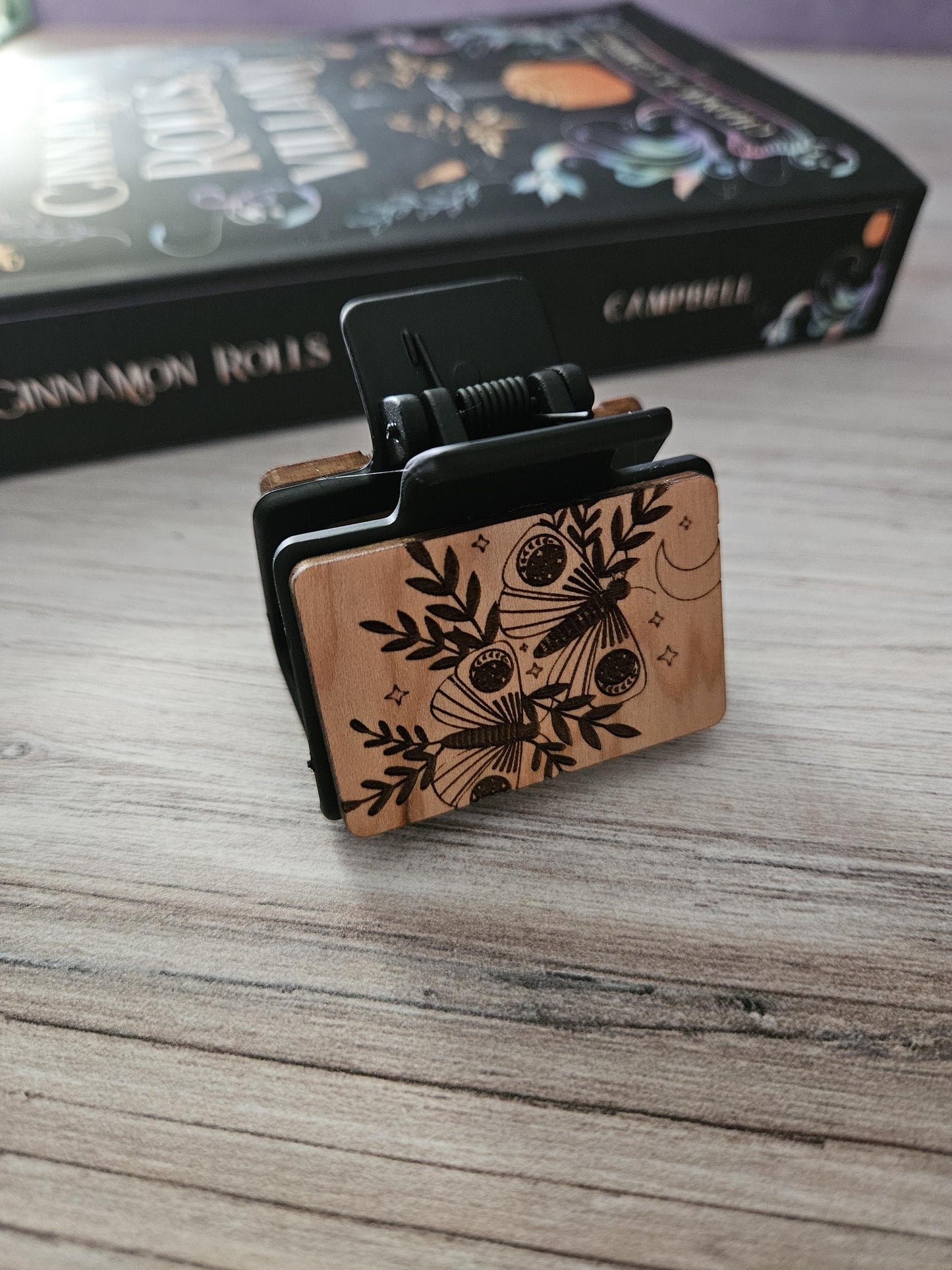 Celestial Moth Duo Hair 2" Claw Clip