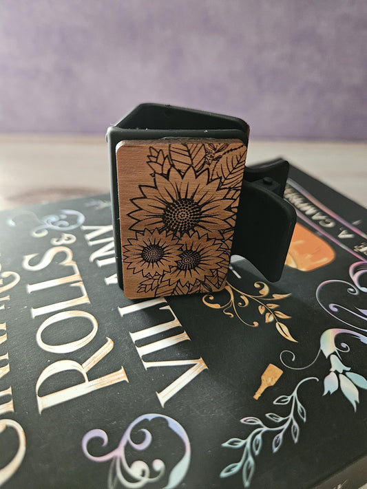 Three Sunflower 2" Hair Claw Clip