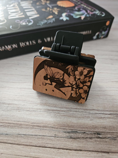 Lunar Fairy With Stars And Flowers 2" Hair Claw Clip