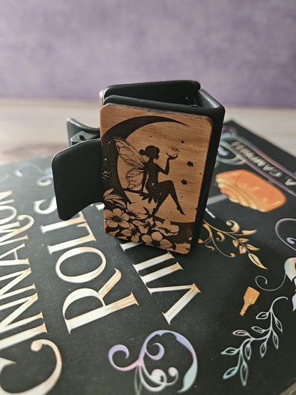 Lunar Fairy With Stars And Flowers 2" Hair Claw Clip