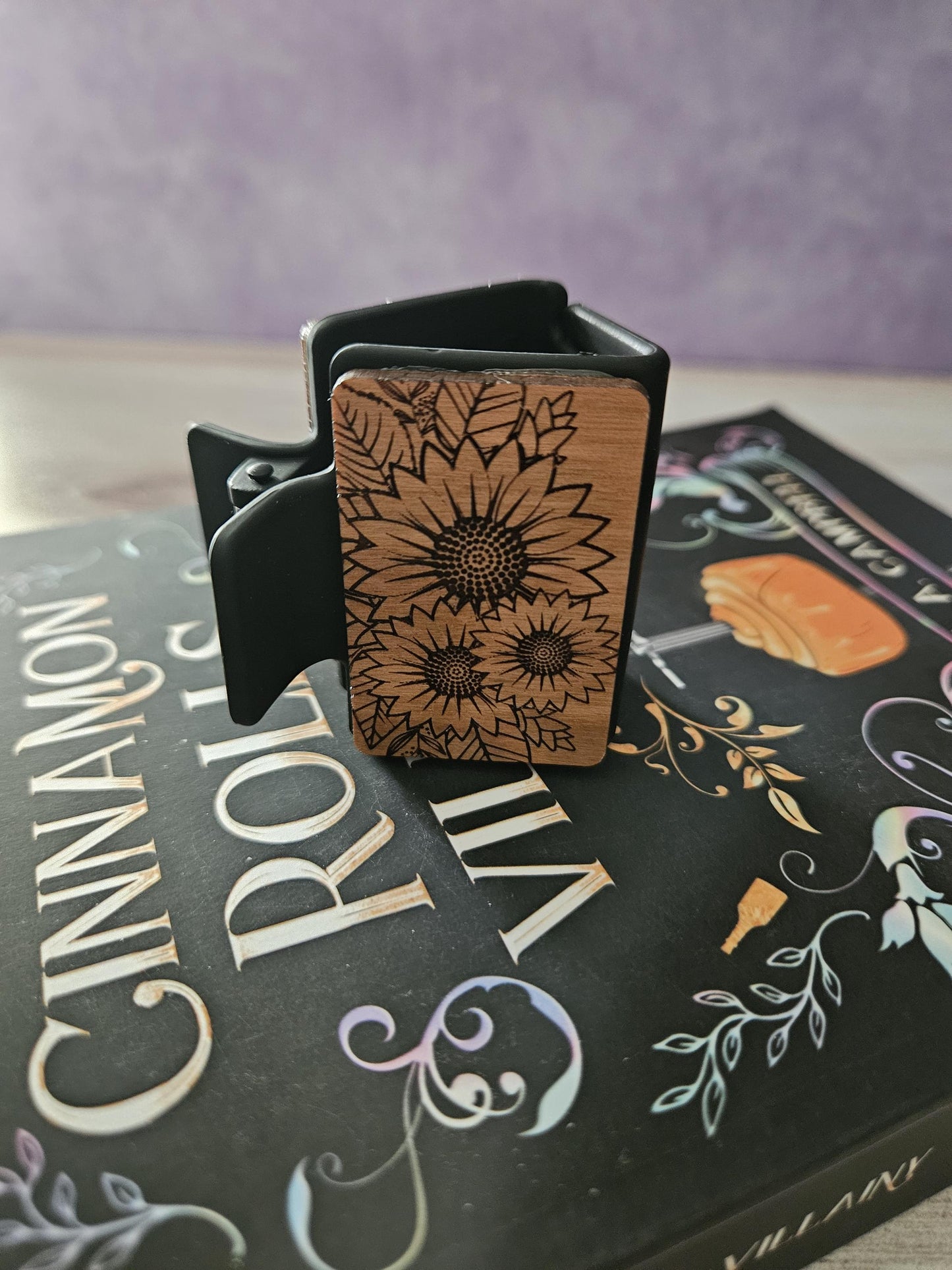 Three Sunflower 2" Hair Claw Clip