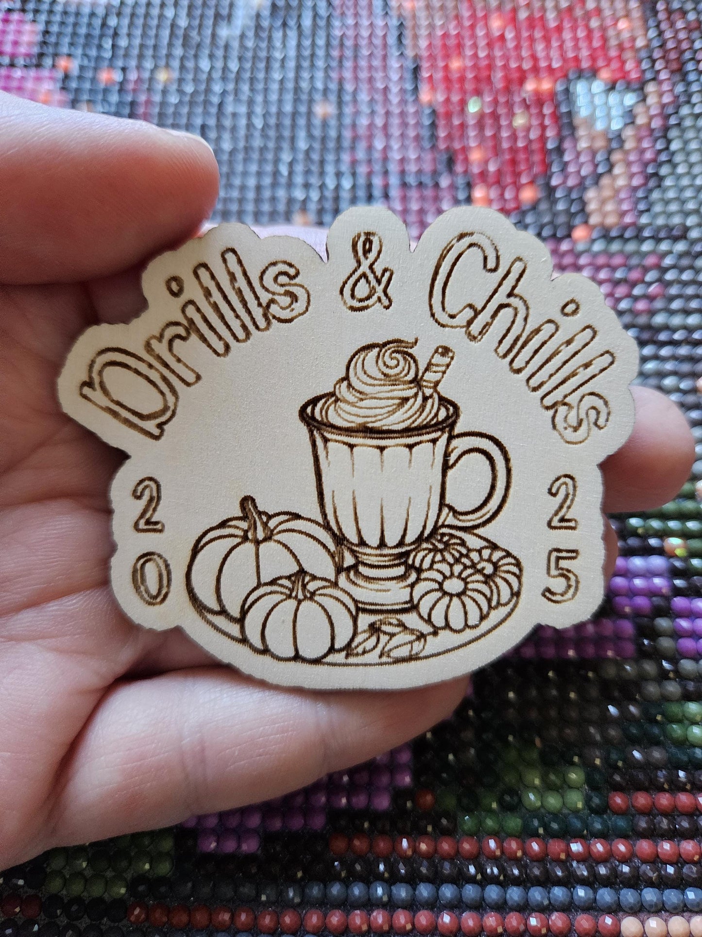 Drills & Chills 2025 Pumpkin Spice Cover / Needle Minder