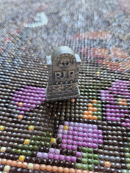 Spooky Halloween Tombstone Figure