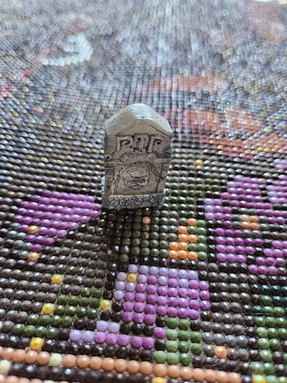 Spooky Halloween Tombstone Figure