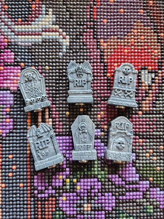 Spooky Halloween Tombstone Figure