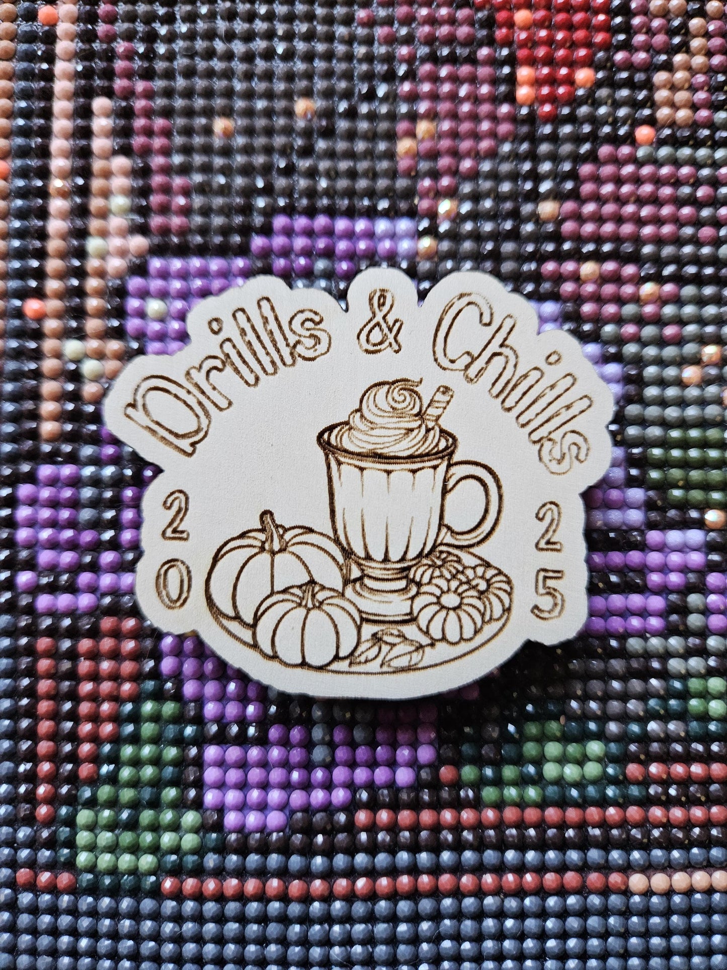 Drills & Chills 2025 Pumpkin Spice Cover / Needle Minder