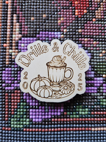 Drills & Chills 2025 Pumpkin Spice Cover / Needle Minder
