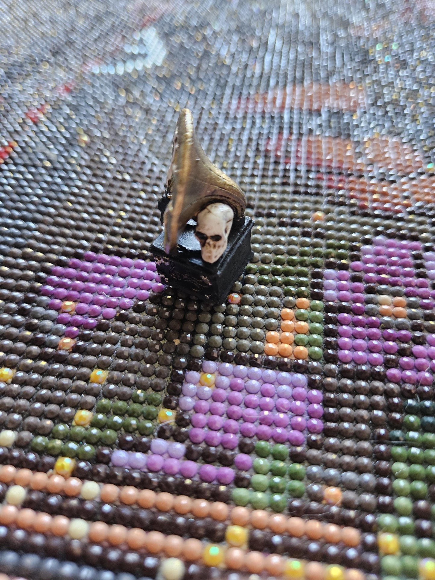 Spooky Classic Phonograph with Spider