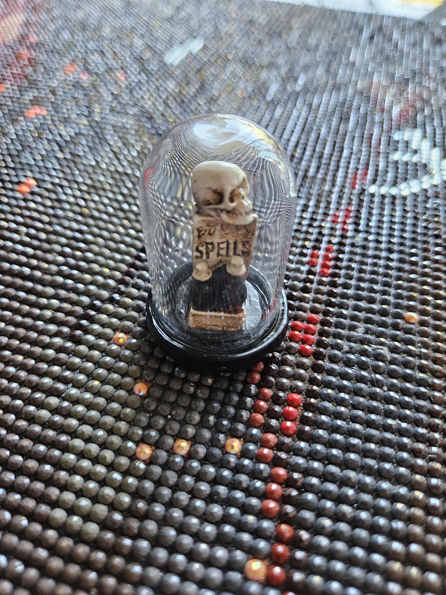 Book and Skull Terrarium